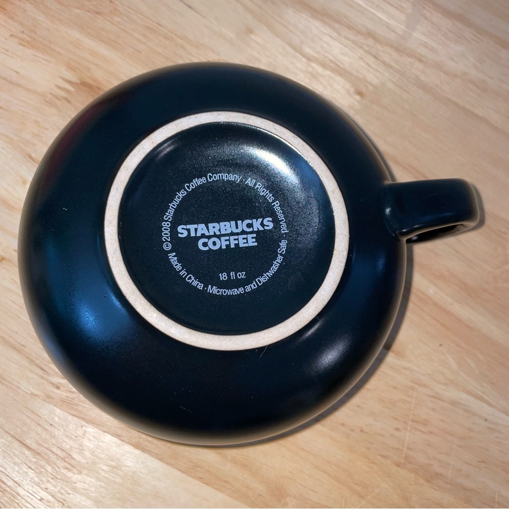 Starbucks Soup Mug Black Mermaid Coffee Cup - Picture 6 of 6